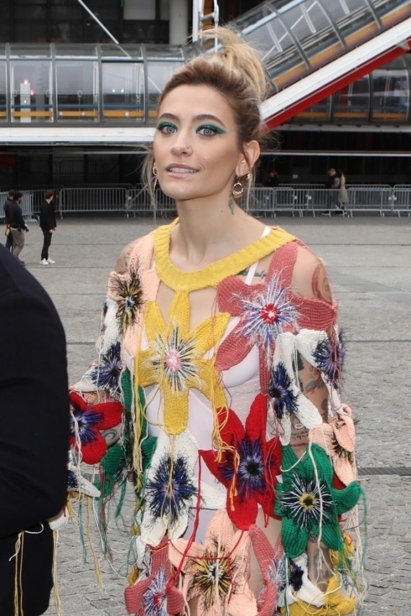 Paris Jackson - Departing the Stella McCartney Show in Paris 10/03/2022