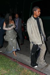 Rihanna and ASAP Rocky - Wakanda Forever After Party in LA 10/27/2022