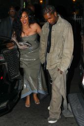 Rihanna and ASAP Rocky - Wakanda Forever After Party in LA 10/27/2022