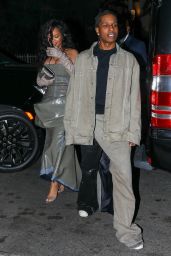 Rihanna and ASAP Rocky - Wakanda Forever After Party in LA 10/27/2022