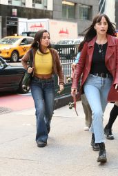 Sydney Sweeney and Dakota Jonhson - "Madame Web" Set in New York City 10/11/2022