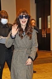 Zooey Deschanel - CBS Morning Show with Gayle King in New York 10/14/2022