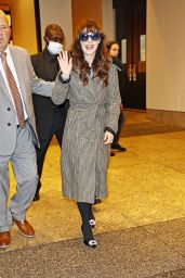Zooey Deschanel - CBS Morning Show with Gayle King in New York 10/14/2022