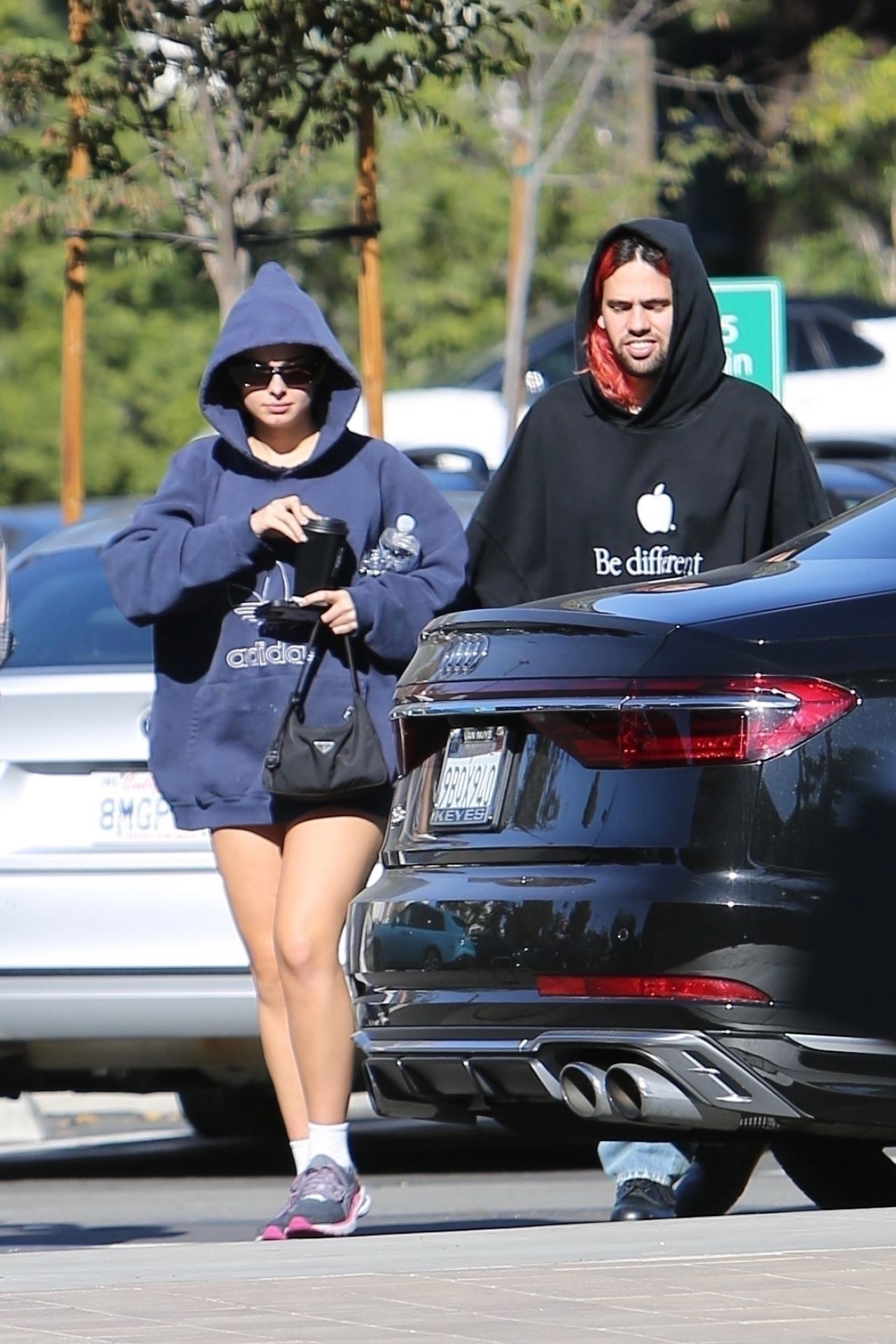 Addison Rae and Omer Fedi - Leaving Erewhon in LA 11/16/2022 • CelebMafia