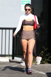 Addison Rae in Workout Outfit in Los Angeles 11/05/2022