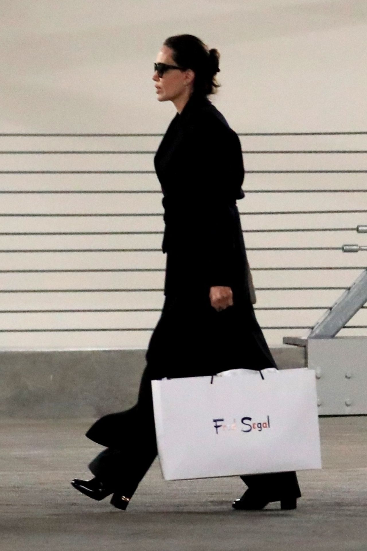 Angelina Jolie - Holiday Shopping at Fred Segal in West Hollywood 11/23