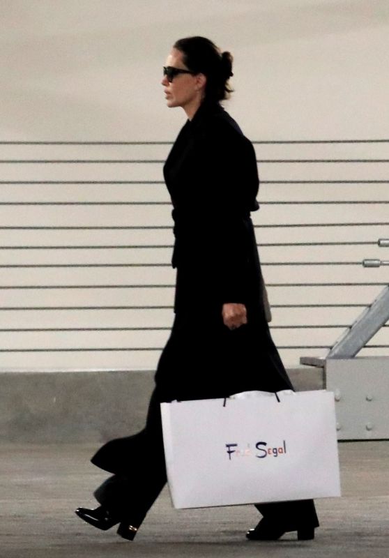 Angelina Jolie - Holiday Shopping at Fred Segal in West Hollywood 11/23/2022