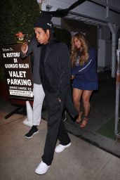Beyonce and Jay-Z - Giorgio Baldi Restaurant in Santa Monica 11/27/2022