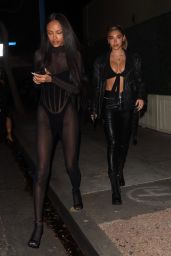 Chantel Jeffries at Delilah in West Hollywood 11/20/2022