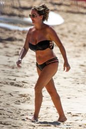 Cheryl Dunn in a Black Bikini - Barbados 11/23/2022