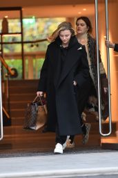 Chloe Moretz - Checks Out of Her Hotel in Manchester 11/18/2022