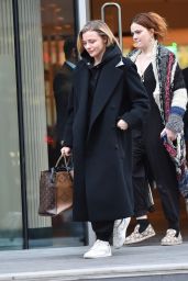 Chloe Moretz - Checks Out of Her Hotel in Manchester 11/18/2022