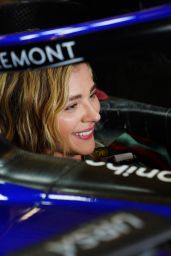 October 22, 2022, Austin, Texas, USA: American actress CHLOE GRACE MORETZ  relaxing in the F1 paddock at Circuit of the Americas. (Credit Image: ©  Hoss McBain/ZUMA Press Wire Stock Photo - Alamy