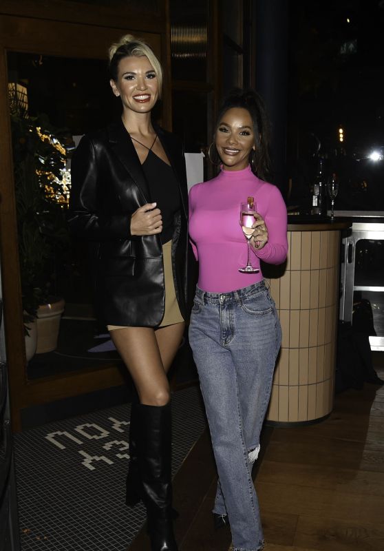 Christine McGuiness and Chelsee Healey - Launch of Zizi in Chester 11/23/2022