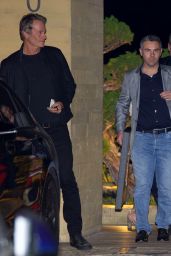 Cindy Crawford in a Blue Gown at Nobu in Malibu 11 03 2022   - 9