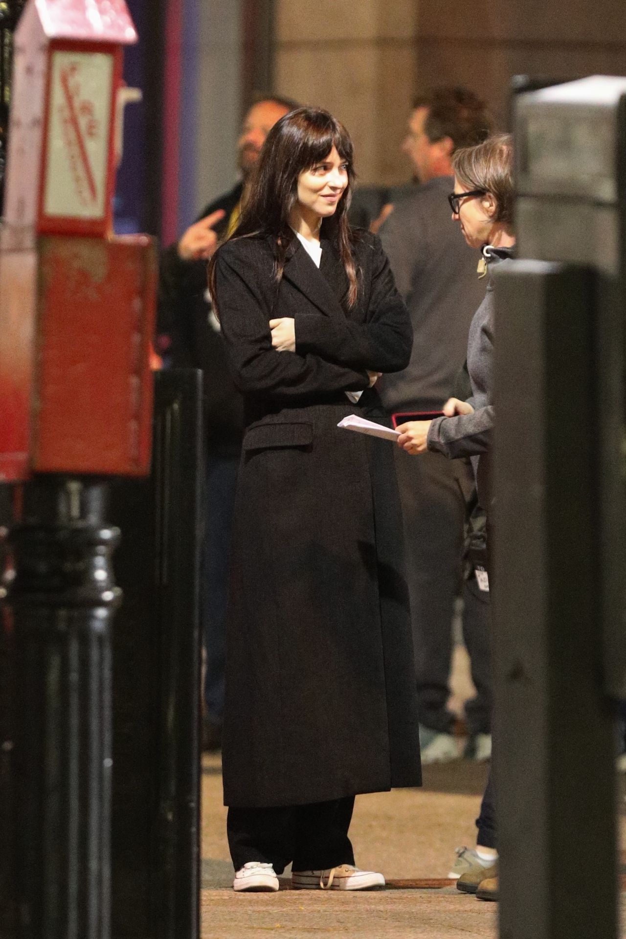 Dakota Johnson Marvels Madame Web Set In Boston 11142022 • Celebmafia 