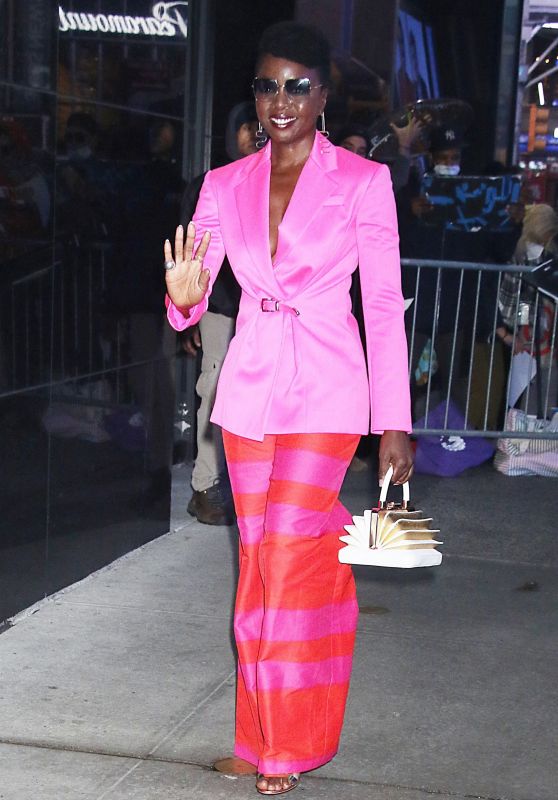 Danai Gurira in a Colorful Ensemble - Outside GMA in New York 10/31/2022