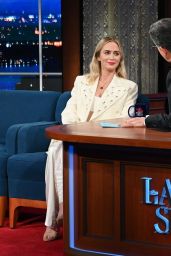Emily Blunt - Late Show with Stephen Colbert in New York 11/10/2022