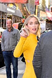 Emily Blunt - Outside GMA in New York 11/10/2022
