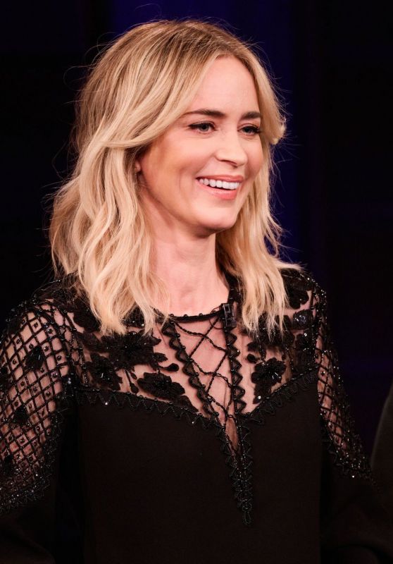 Emily Blunt - The late Late Show With James Corden in New York 11/16/2022