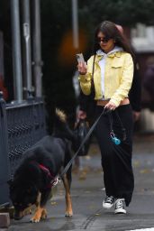 Emily Ratajkowski - Walk With Her Dog in Manhattan 11/25/2022