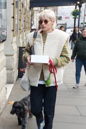 Emma Corrin - Out in "Orlando" in London 11/26/2022