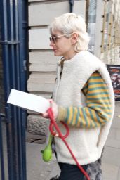 Emma Corrin - Out in "Orlando" in London 11/26/2022
