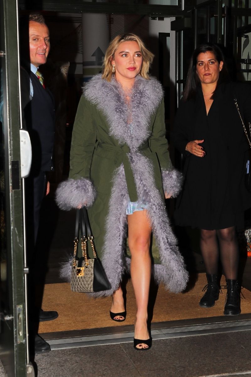 Florence Pugh - Leaving Her Hotel in New York 11/10/2022 • CelebMafia