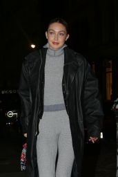 Gigi Hadid in a Grey Outfit in New York 11/29/2022