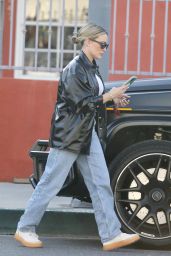 Hilary Duff in a Leather Jacket in Studio City 11 15 2022   - 40