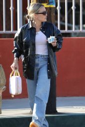 Hilary Duff in a Leather Jacket in Studio City 11 15 2022   - 16