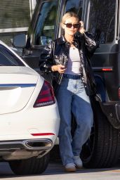 Hilary Duff in a Leather Jacket in Studio City 11 15 2022   - 87