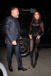 Holly Sonders at Catch Steak in West Hollywood 11/18/2022