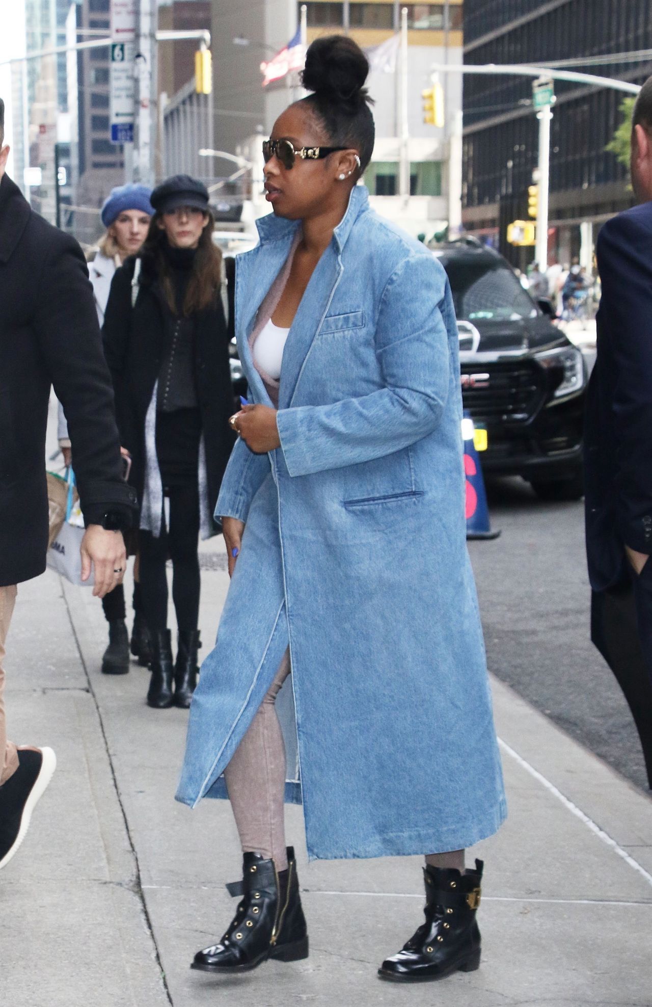 Jennifer Hudson - Arrives at The Late Show with Stephen Colbert in New ...