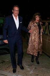 Joan Collins and Her Husband Percy Gibson at Craig