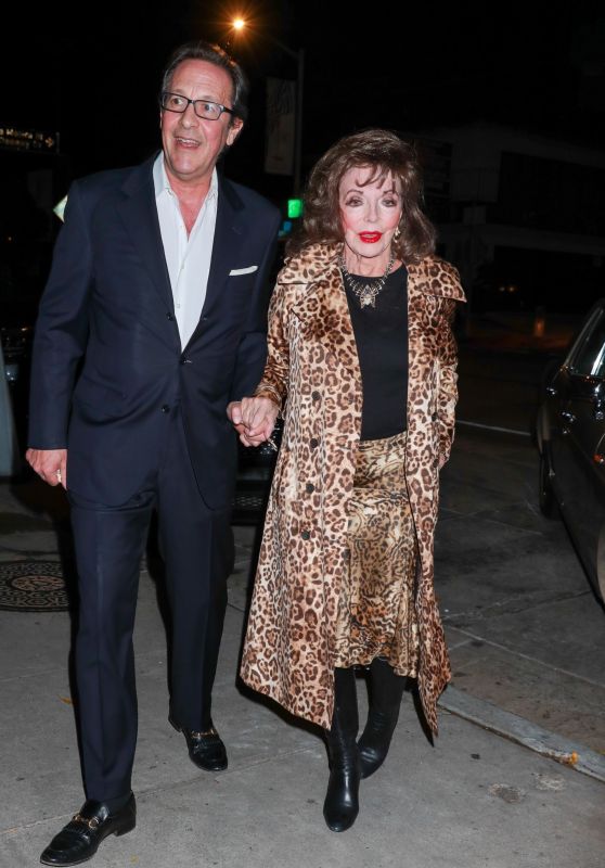 Joan Collins and Her Husband Percy Gibson at Craig