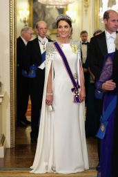 Kate Middleton   State Banquet at Buckingham Palace in London 11 22 2022   - 73