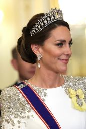 Kate Middleton   State Banquet at Buckingham Palace in London 11 22 2022   - 65