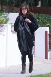 Katey Sagal in All Black and UGG Boots - Los Angeles 11/28/2022