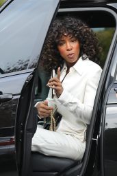 Kelly Rowland - Leaving a Hair Salon in Beverly Hills 11/21/2022