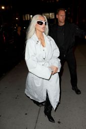 Kim Kardashian at Zero Bond Restaurant in New York 11/01/2022