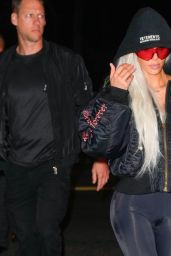 Kim Kardashian in a Black Hoody in NYC 11/01/2022 (more photos)