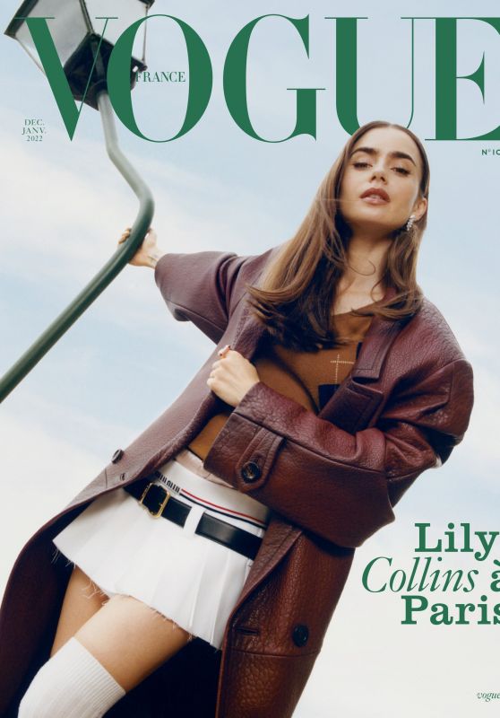 Lily Collins - Vogue France December/January 2022/2023 Cover