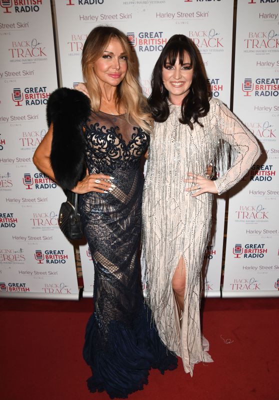 Lizzie Cundy and Rachel Leavesley - Dancing with Heroes In Aid of the Charity Back On Track in London 11/26/2022