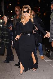 Mariah Carey   Otside of The Late Show With Stephen Colbert in NYC 11 29 2022   - 26