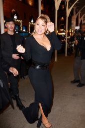 Mariah Carey - Otside of The Late Show With Stephen Colbert in NYC 11/29/2022