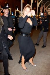 Mariah Carey   Otside of The Late Show With Stephen Colbert in NYC 11 29 2022   - 40