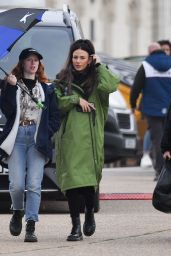 Michelle Keegan - Arriving for "Brassic" Filming in Blackpool 11/01/2022