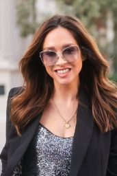 Myleene Klass in a Sparkling Metallic Silver Jumpsuit in London 11 18 2022   - 91