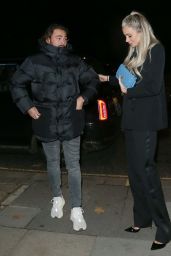 Olivia Attwood and Bradley Dack - Out in Mayfair 11/22/2022